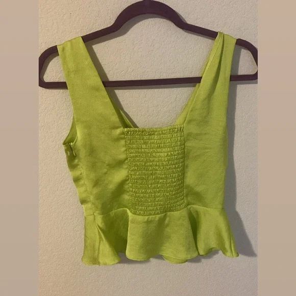 Gianni bini green blouse - Picture 2 of 4